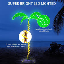7ft SUPER BRIGHT LED TROPICAL PALM TREE