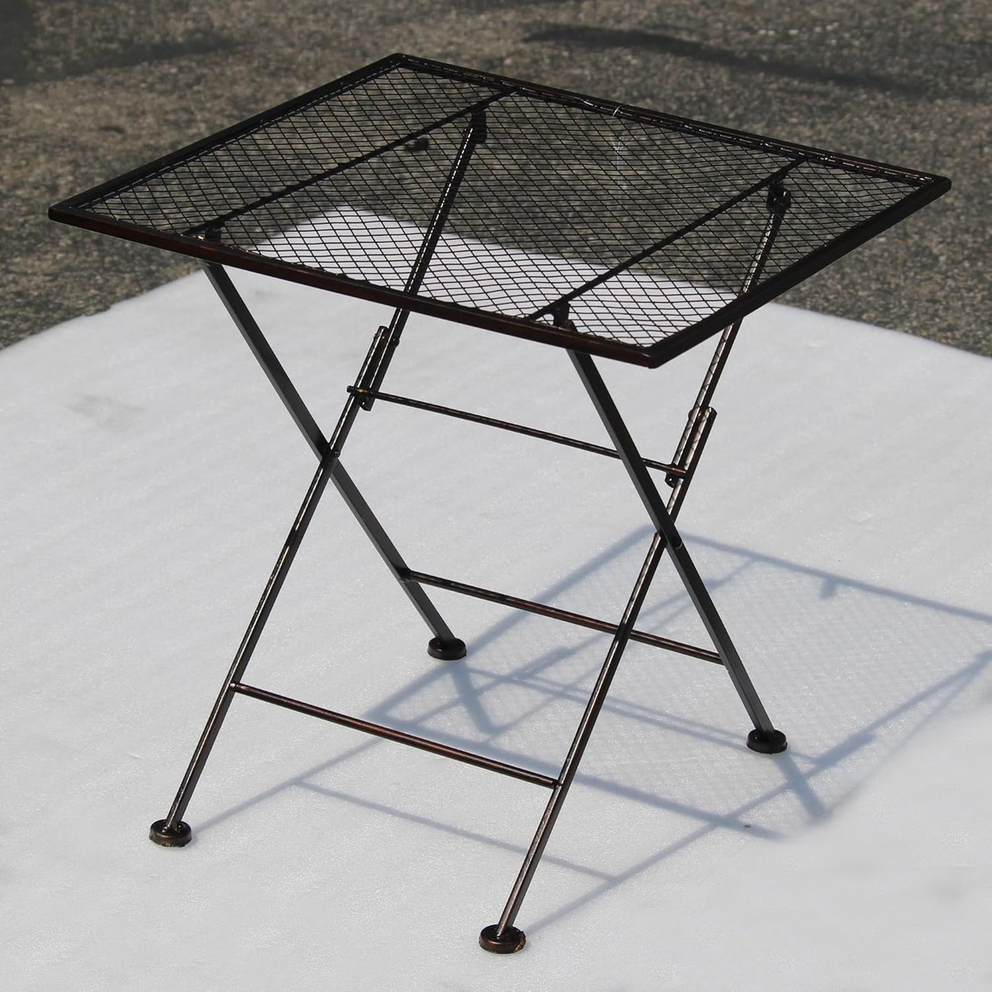Portable Metal Mesh Folding Camping Table