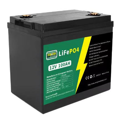 EVERGREEN RV BATTERY - 12v 100AH