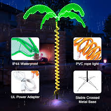 7ft SUPER BRIGHT LED  TROPICAL PALM TREE