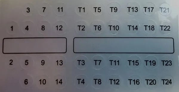TPMS Sensor Spare Number Sheet