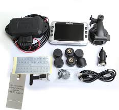 EEZRV TPMS6CBPro System - 3.5" Color Monitor + 6 AT Sensors + Repeater