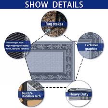 Reversible/Durable Outdoor Patio/RV Mats