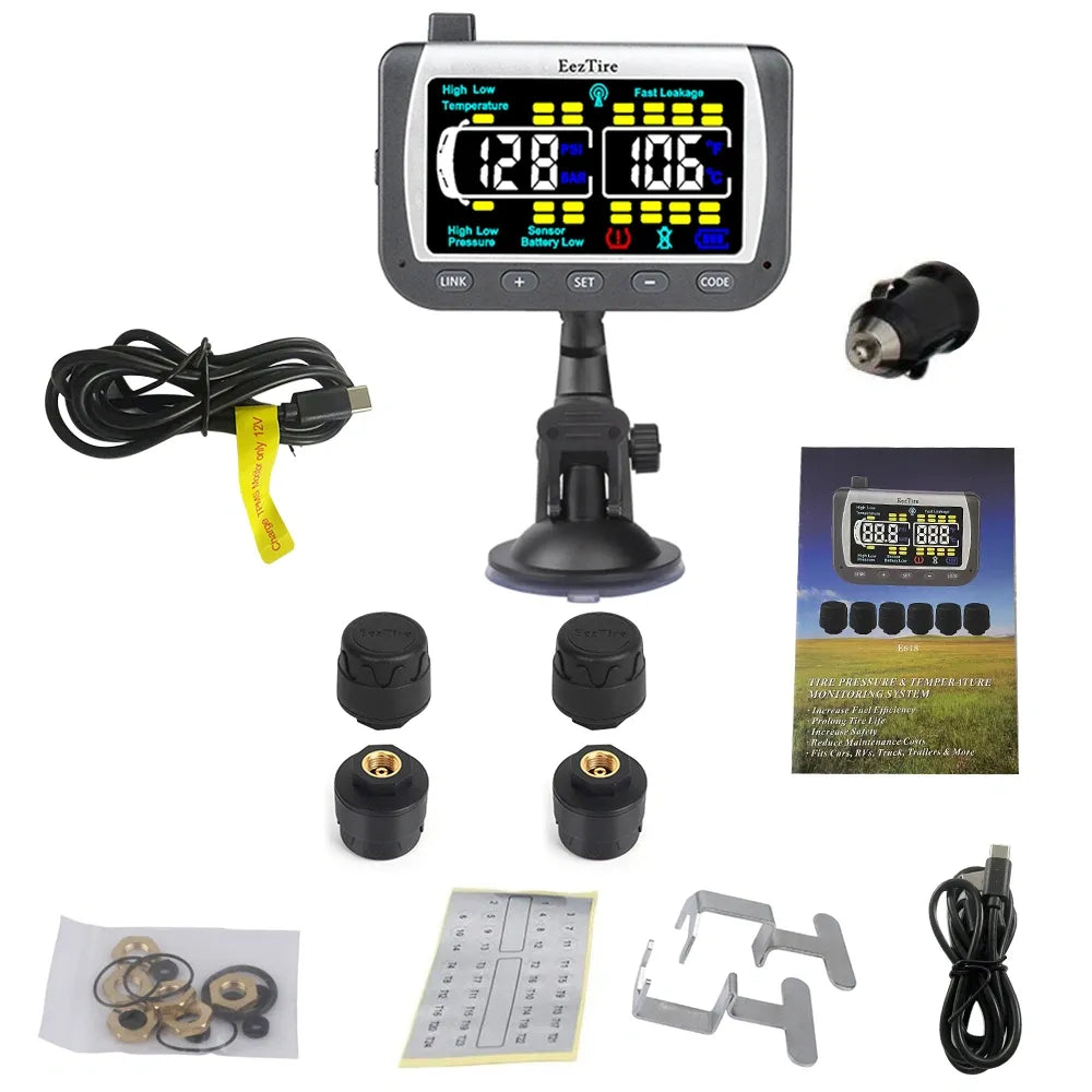 EEZRV TPMS4ATC - Tire Pressure Monitoring System w/4 AT Sensors