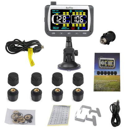 EEZRV TPMS8ATC - Tire Pressure Monitoring System w/8 AT Sensors