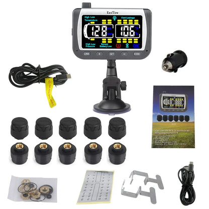 EEZRV TPMS10ATC - Tire Pressure Monitoring System w/10 AT Sensors